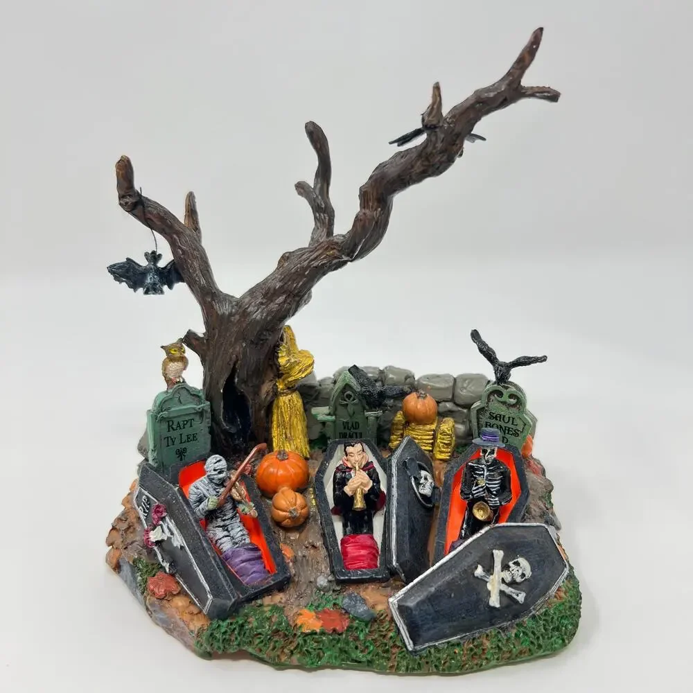 Vintage Lemax Spooky Town A Little Night Music 73601 Halloween Decor 2007 W/ Box